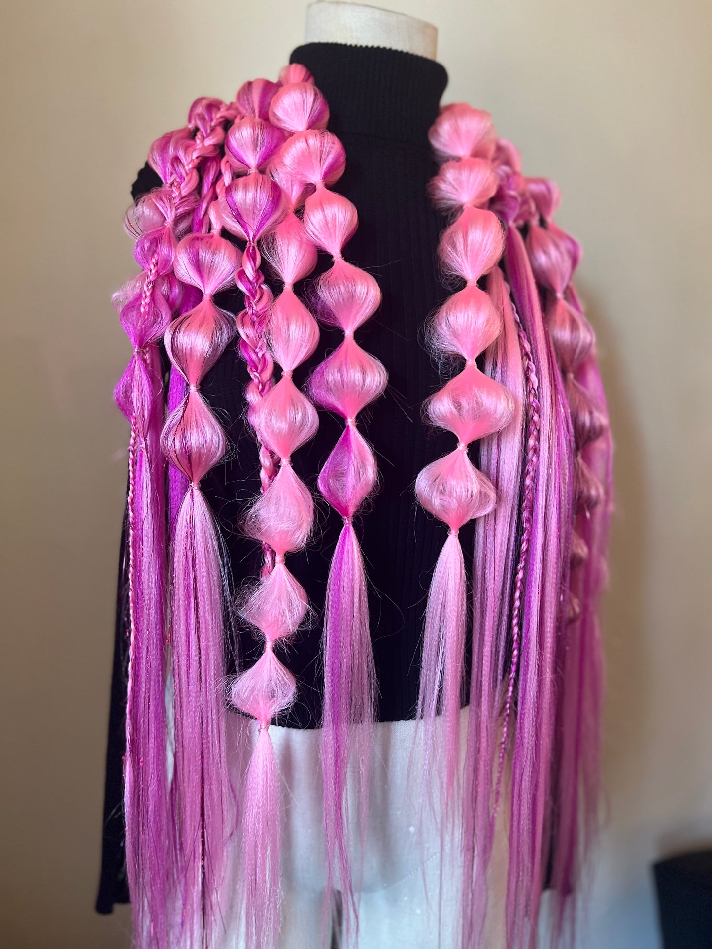 Barbie Pink Rave Braids